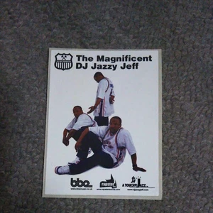 DJ Jazzy Jeff The Magnificent Promo Sticker Rare Hip Hop Memorabilia 2000s - Picture 1 of 5