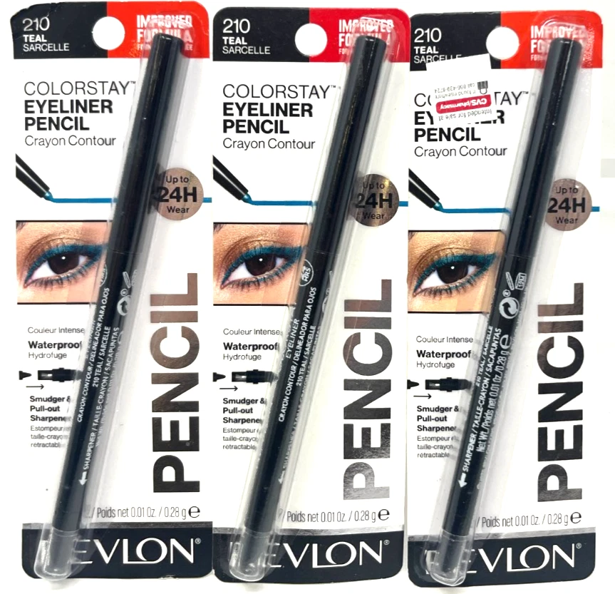 2x Revlon Colorstay Eyeliner # 210 Teal