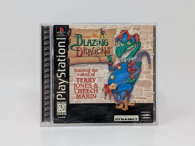 Blazing Dragons (Sony PlayStation 1, 1996) - CIB W/ Reg Card - Image 1 of 4