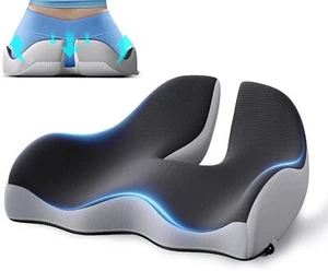 Large Memory Seat Cushion for Office Chair Ergonomic Cushions Butt Pillow - Picture 1 of 7