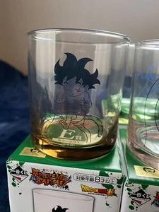 Dragon Ball Kunst Glasbecher alle 8 Typen Komplettset OVP Japan limitiert - Bild 1 von 13
