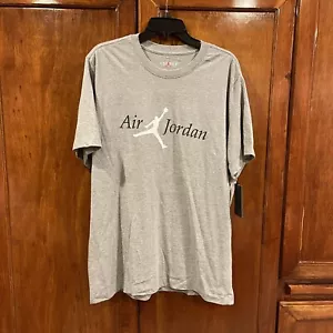 Nike Air Jordan Jumpman Flight grau/schwarz/weiß T-Shirt Herren Gr. L CZ1767-063 - Bild 1 von 7