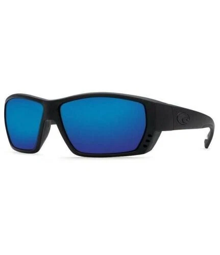 NEW Costa Del Mar Tuna Alley Blackout Frame w/ Blue Mirror 580P Lens TA01OBMP - Image 1 of 1