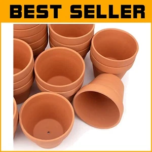 Elegant 4" Terracotta Planter Pot Set of 26 - Perfect for Cactus and Succulents - Picture 1 of 10