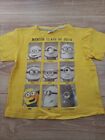 Tee-shirt manches courtes  jaune marque Despicable taille 6 ans