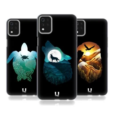 HEAD CASE DESIGNS ANIMAL DOUBLE EXPOSURE SOFT GEL CASE FOR LG PHONES 1 - Image 1 of 4