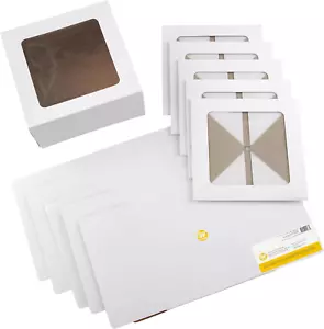 Wilton 12-Inch Cake Boxes with Windows for 10-Inch Cakes, White, Sturdy Cardboar - Picture 1 of 12