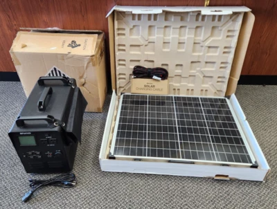 Generador Solar 4Patriots 1800W 12V con Panel Solar 100W, Portátil y Plegable Foto 1 de 4