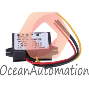 DC 24V a 12V 5A 60W Buck Convertidor Reductor Fuente de Alimentación Coche Regulador de Voltaje - Imagen 1 de 1