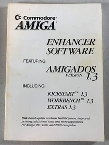 De colección 1988 SOLO MANUAL para Commodore Amiga Enhancer Software AmigaDOS 1.3 - Imagen 1 de 5