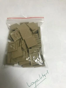 LEGO Lot de 50 Flat Tile 2x2 SAND YELLOW 4507045 Taupe NEUF Plaque Lisse  - Picture 1 of 1