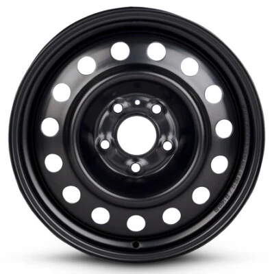 New Wheel For 2006-2020 Hyundai Elantra 16 Inch Black Steel Rim - Image 1 of 4