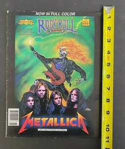 1990 NOV NUMERO N.4 FUMETTI ROCK 'N' ROLL "METALLICA" LOTTO DI 50 AA 52521 - Foto 1 di 3