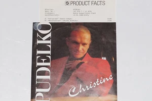 PUDELKO -Christine / Menschentier- 7" 45 mit Product Facts Promo-Flyer INTERZONE - Picture 1 of 1