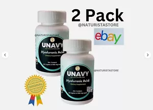 Paquete de 2 suplementos de ácido hialurónico colágeno cúrcuma 60 cápsulas 850 mg cada una - Imagen 1 de 3