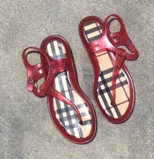 burberry jelly thong sandals