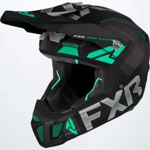 FXR Clutch Evo Snowmobile Helmet Mint XL CLEARANCE 220615-1052 - Picture 1 of 6