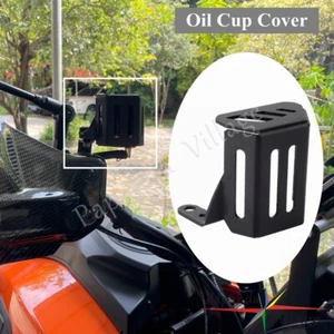 Black Oil Cup Cover Brake Pump Fluid Reservoir For Harley Pan America RA1250 /S - Picture 1 of 8