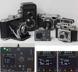Shutter Speed Tester for Leaf shutters, Lens shutters All-in-one-Kit w/USB,Light - Picture 1 of 9