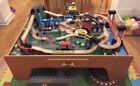 Universe of Imagination Wooden Train Set and table