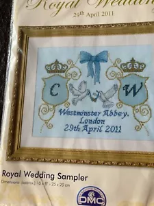 Royal Wedding counted cross stitch kits 25 x20 cm - Picture 1 of 3