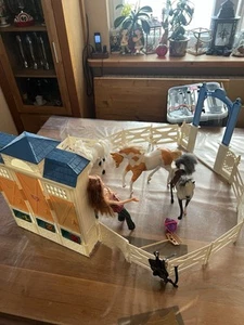 Barbie Pferde Ranch Pferdestall Horse Range 90er Vintage 18428 Zubehör - Bild 1 von 6
