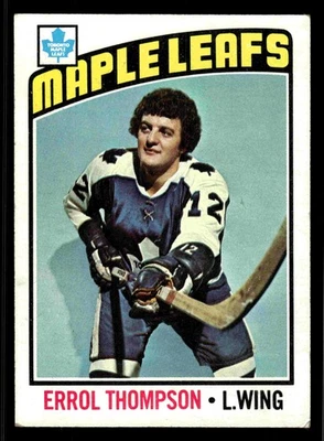 1976-77 Topps Errol Thompson #259 - Toronto Maple Leafs - Image 1 of 2