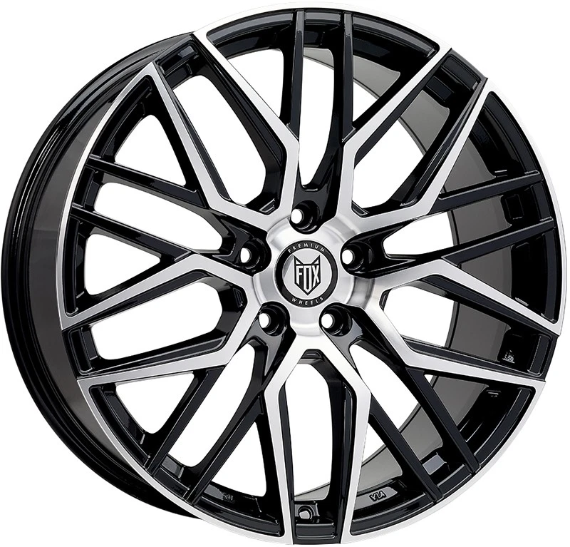 Alloy Wheels 18" Fox BMA Black Pol For Renault Grand Scenic [Mk3] 09-16 - Image 1 of 1