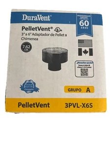 PelletVent 3-6 Zoll Durchmesser Schornsteinadapter, 3PVL-X6 - Bild 1 von 4