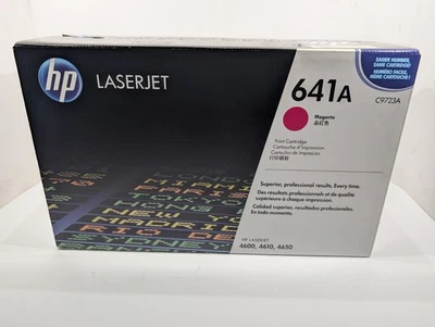 C9723A HP 641A LaserJet Printer Toner Cartridge Magenta - Image 1 of 4