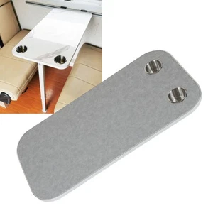 .›Grey 400x800mm Removable Rectangular Table Solid Wood RV Table Board With 2 - Picture 1 of 12