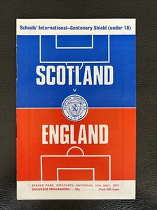 10.5.1975. Scotland v England (Schools U-18 Shield), at Kirkcaldy. - Picture 1 of 2