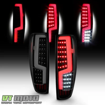 Black Smoke 2004-2012 Chevy Colorado GMC Canyon LED Tube Tail Lights Brake Lamps - Image 1 of 4