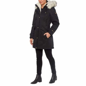 1 Madison Ladies' Parka , Size XS, Black - Picture 1 of 4