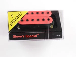 DiMarzio F-spaced Steve's Special Bridge Humbucker Pink W/Black Poles DP 161 - Picture 1 of 1