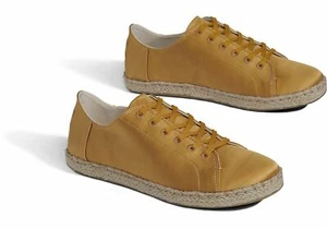 TOM'S Sunflower Yellow Satin Espadrille Sneakers Shoes Women's Size 6W NWT - Picture 1 of 8