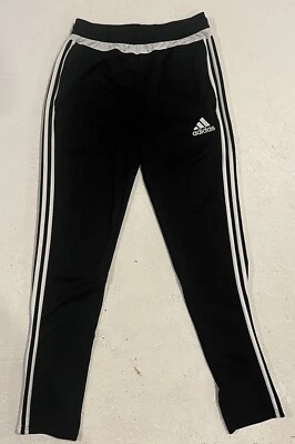 Adidas Tiro 16 Youth Climacool Black Soccer Training Joggers Pants Size XL - Image 1 of 4