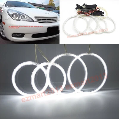 Anillo halo CCFL para Lexus ES300 ES330 02-04 faro coche ojo de ángel DRL lámpara Foto 1 de 4