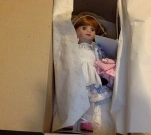 Marie Osmond Doll. MIB. C13714. "Playing Mommy". 11" Tall with Stand. - Picture 1 of 8