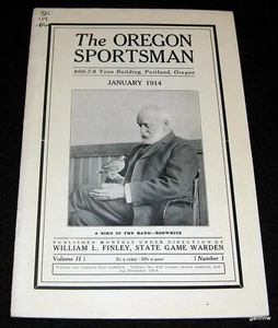 THE OREGON SPORTSMAN #5 ISSUE 1914 * BOBWHITE * POLLUTION RIVERS * SHIPPING GAME - Picture 1 of 2