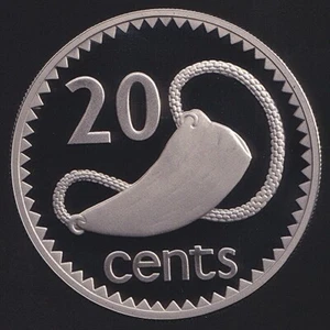 Fiji 1980 Twenty Cents 20c Elizabeth II - Proof (FDC) - Bild 1 von 3