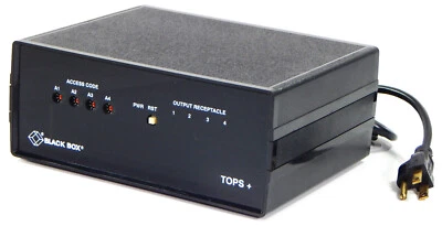 BLACK BOX CORP TOPS+ SWI066A TONE OPERATED POWER SWITCH TOPS+/TATS/DTMF UNUSED - Image 1 of 4