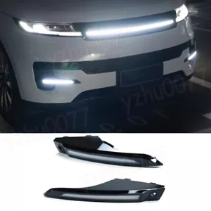 Luces de conducción LED blancas para parachoques delantero deportivo Land Rover Range Rover 2023-2025 - Imagen 1 de 10