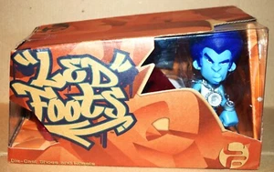 Mattel Hot Wheels Led Foots 2004 Blue man with Red Escalade, Retired, New in Box - Picture 1 of 7