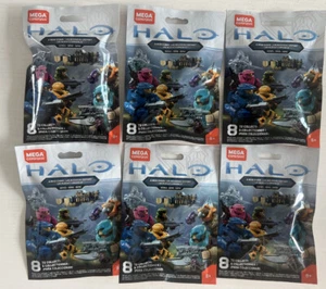 Lote de 6/Juego Mega Construx HALO A Nueva Bolsa Ciega Dawn Nueva Figura de Juguete Misterio - Imagen 1 de 3