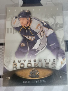 NICK SPALING 2010 UD Game Used Authentic Rookies  #'d Insert 475/699.  PREDATORS - Picture 1 of 1