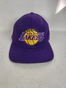 Vintage Starter NBA Los Angeles Lakers Cap Starfit Fitted Hat Size 2 RARE 1990's - Picture 1 of 8