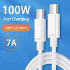 Type C to Type C 100W 7A Fast Charging USB C To USB C Cable For MacBook Pro iPad