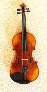 Beautiful High Quality Violin size 3/4 with Case, Bow, Rosin. ZJ6043-38 - Picture 1 of 11