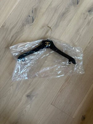 New Auth Chanel Black Velvet Logo Hanger Shirt - Image 1 of 4